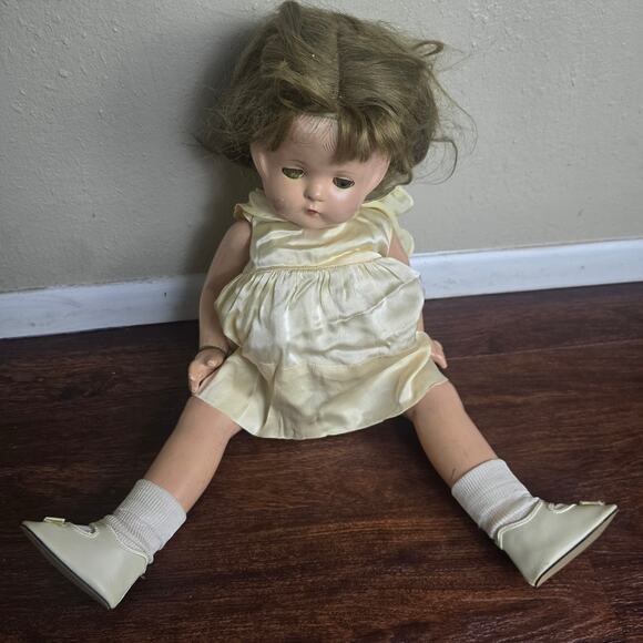VERY RARE 1930's Effanbee Patsy Lou Composition Doll Original with Bracelet - Picture 1 of 12